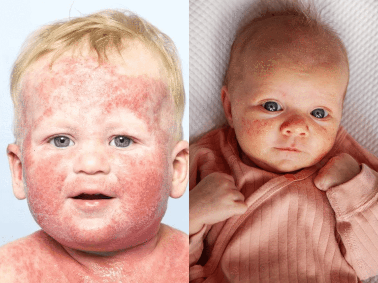 Milchschorf bei Babys: Ein umfassender Ratgeber für Eltern (Schnelle Linderung & Sichere Pflege)! kopfgneis baby gesicht