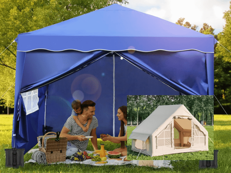 pavillon aufblasbar decathlon